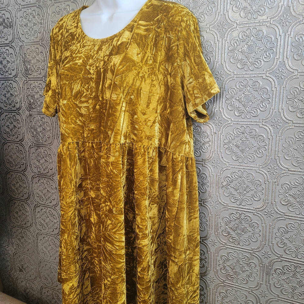 Asos crushed velvet dress